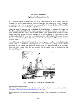 Sundials in the Antilles