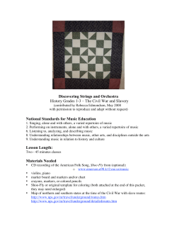 Sample History Lesson Plan - American String Teachers Association