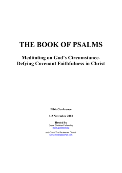 the book of psalms