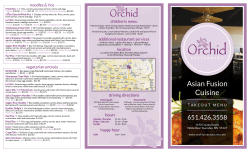 Asian Fusion Cuisine