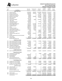 Lafayette Consolidated Government 2015