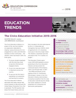 The Civics Education Initiative 2015