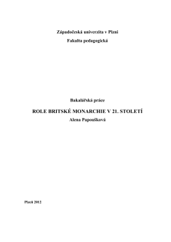 role britsk&eacute; monarchie v 21. stolet&iacute;