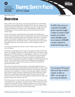 2012 Data: Overview - CrashStats