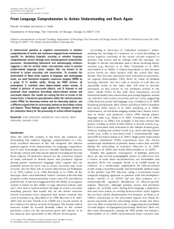 From Language Comprehension to Action