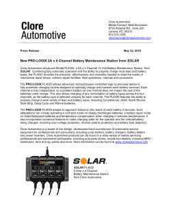 New PRO-LOGIX 2A x 4 Channel Battery
