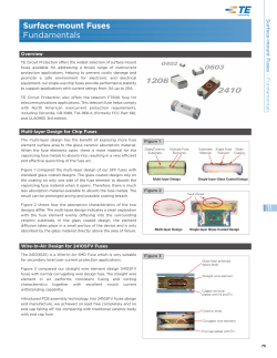 Surface-mount Fuses Fundamentals