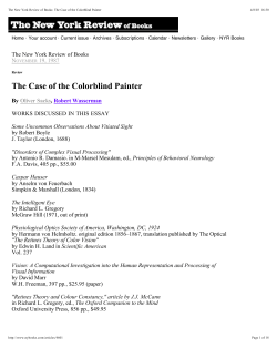 The Case of the Colorblind Painter
