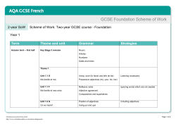 French foundation - City of Peterborough Academy