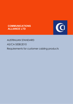 AS/CA S008:2010 - Communications Alliance