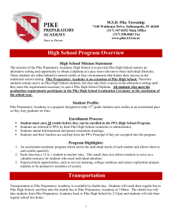 High School Program Overview