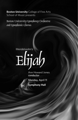 Boston University Symphony Orchestra and Symphonic Chorus