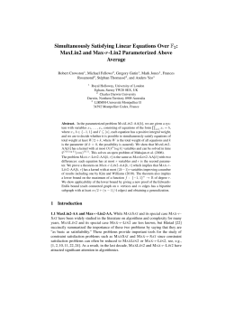 MaxLin2 and Max-r-Lin2 Parameterized Above