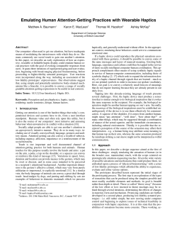 Emulating Human Attention-Getting Practices