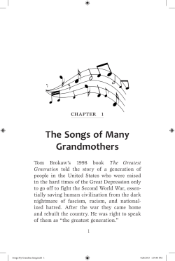 The Songs of Many Grandmothers