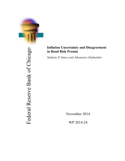 Inflation Uncertainty and Disagreement in Bond Risk