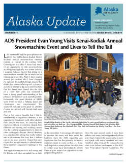 ADS March 17 - Alaska Dental Society