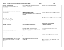 Chapter 2 Notes