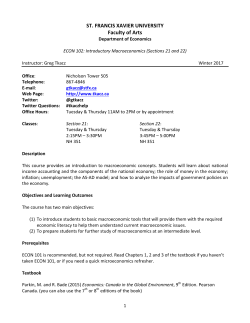 ECON102.21-outline, Winter 2017-G. Tkacz