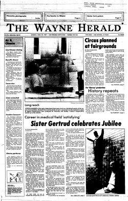 30) April 20, 1987 - Wayne Newspapers Online