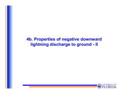 4b. Properties of negative downward lightning discharge to ground