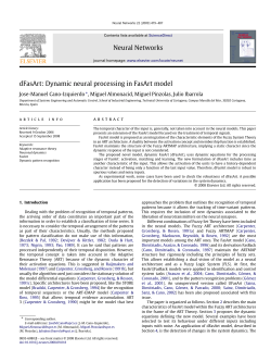 Neural Networks dFasArt: Dynamic neural