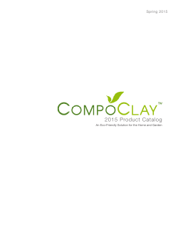 2015 Product Catalog