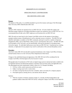 OP 30.06 Effective: 08/27/13 Revised: 08/26/14 MISSISSIPPI STATE