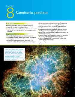 Subatomic particles