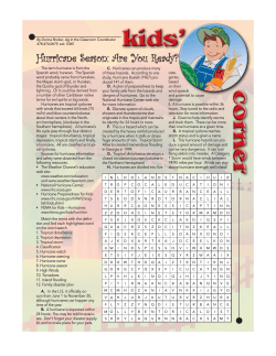 Hurricane Season: Are You Ready?