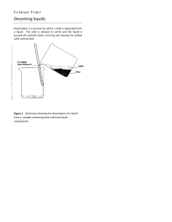 Decanting liquids