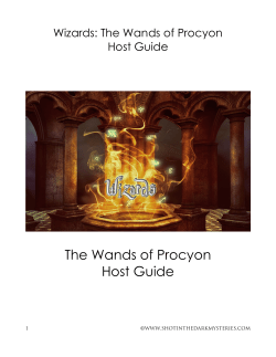 The Wands of Procyon Host Guide