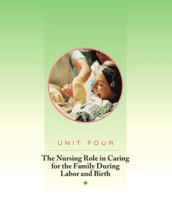 The Nursing Role in Caring for the Family During Labor