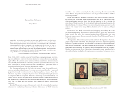Foreword from The Innocents Taryn Simon From 2000&ndash;2002, I