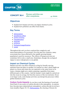 Chapter 36: Concept 36.4 - Platteville Public Schools