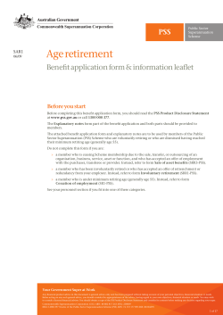 SAR1 Age retirement