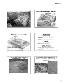Earth`s subsystems or &ldquo;cycles&rdquo;