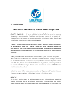 Mark O`Connell Joins UP as Vice President