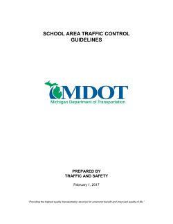School Area Traffic Control Guidelines