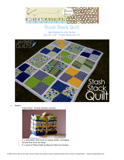 Stash Stack Quilt