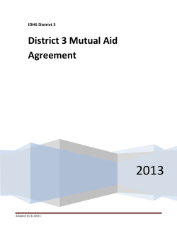 District 3 Mutual Aid Agreement