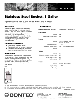 Stainless Steel Bucket, 8 Gallon