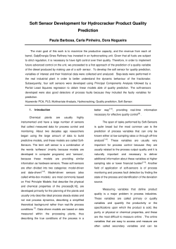 Soft Sensor Development for Hydrocracker Product