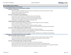 SC-Common Core English I Scope and Sequence