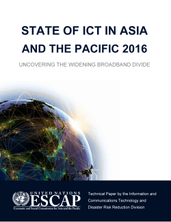 state of ict in asia - UNEP Document Repository Home