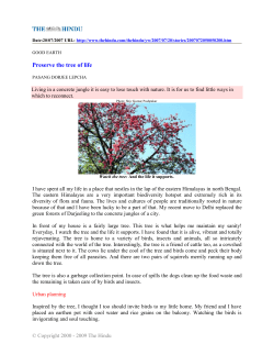 Preserve the Tree of Life