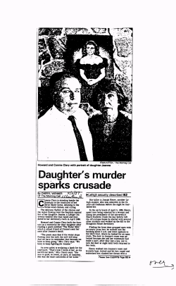 Daughter`s murder sparks crusade