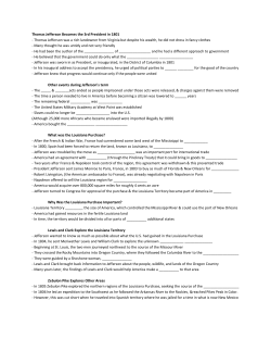 Thomas Jefferson Becomes the 3rd President in 1801