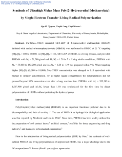 Synthesis of Ultrahigh Molar Mass Poly(2