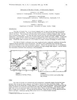 Maritime Sediments, Vol. 5, No. 3, December 1969, pp. 101
